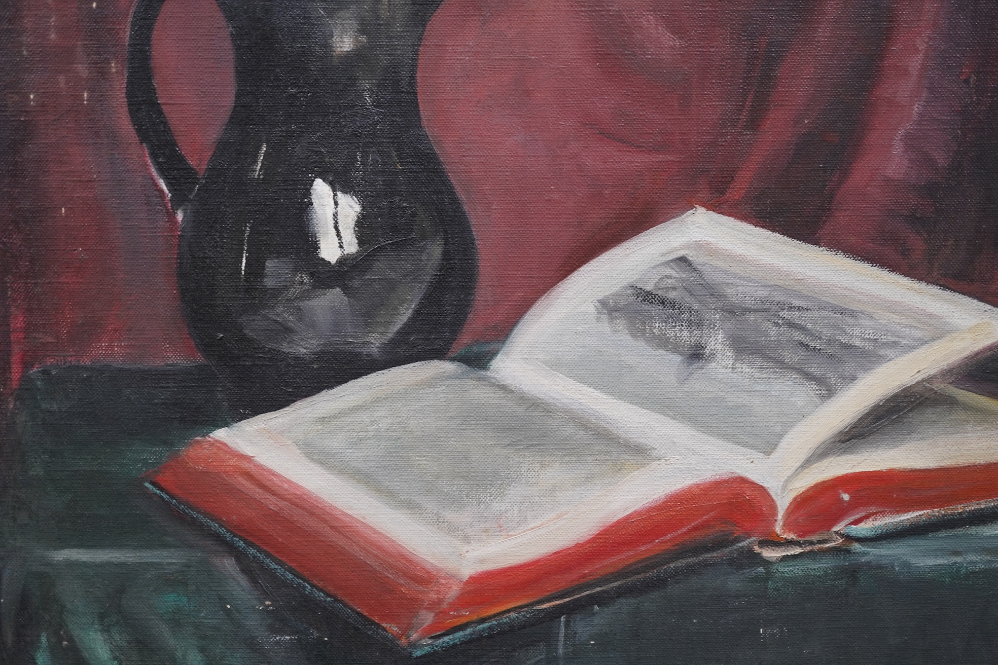 Rhoda Vava Mary Lecky, Lady Birley, Irish (1900-1981), 'Open Book with Jug'
